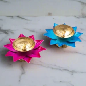 Brass Lotus Diya