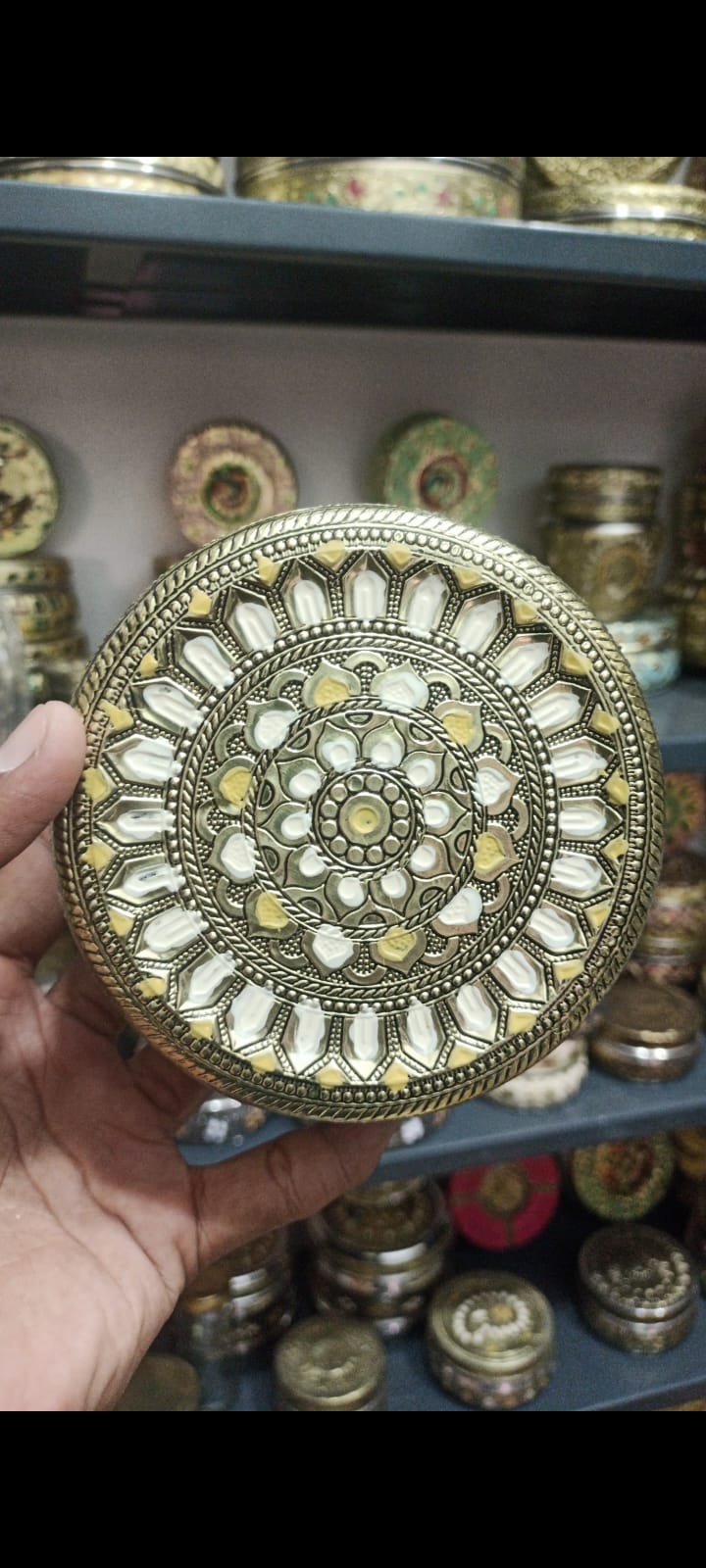 Royal Floral Meenakari Tiffen 1 Royal Floral Meenakari Tiffen