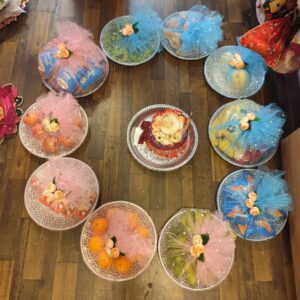 Decor Readymade Plate - Glossy Finish With Net