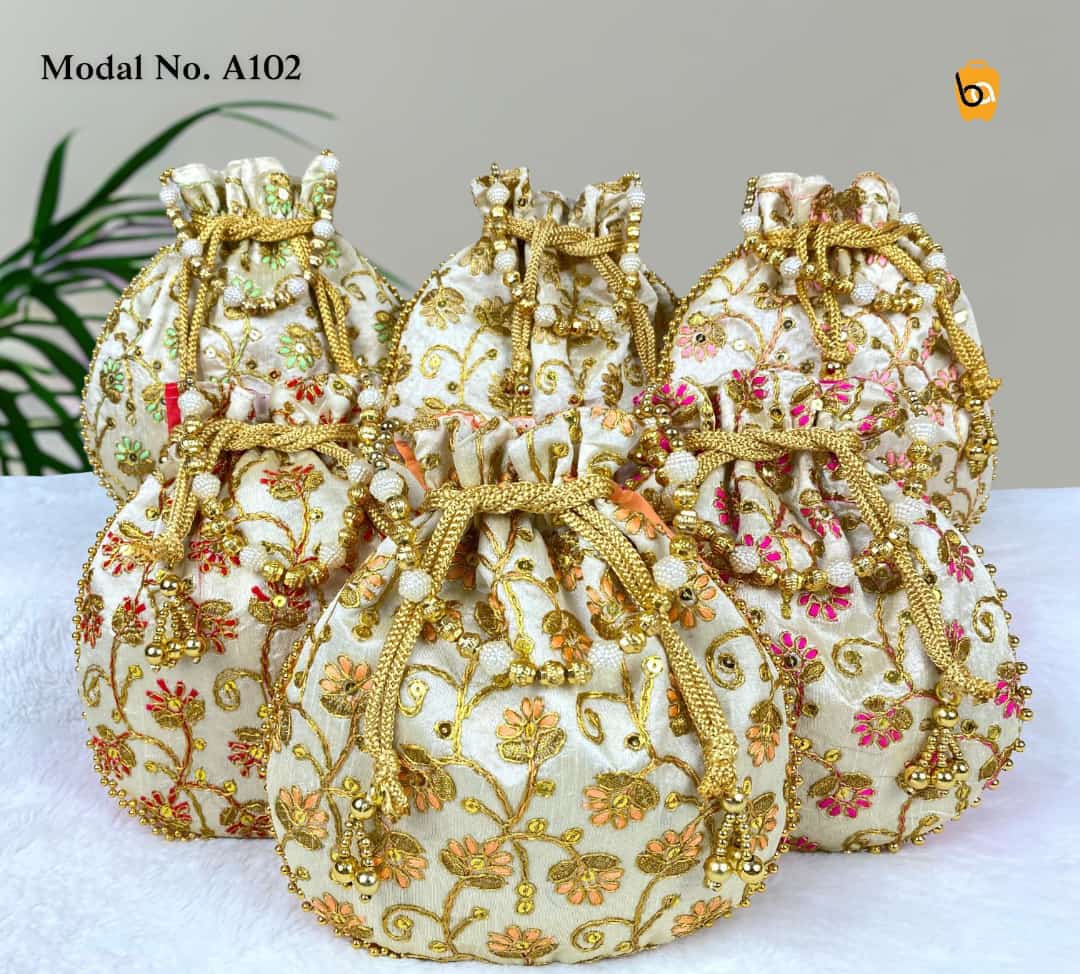 Golden Potli Bag 1 Golden Potli Bag