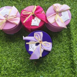 Birthday Tin Box 3 inch Assorted