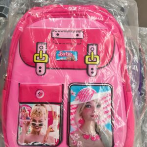 Assorted 3D Cartoon Double Zip Kids Backpack – Preschool & School Bag for Boys and Girls
