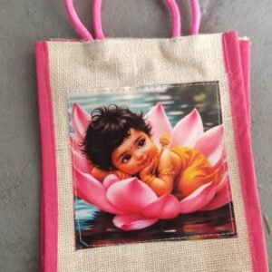 Murugan Printed Jute Return Gift